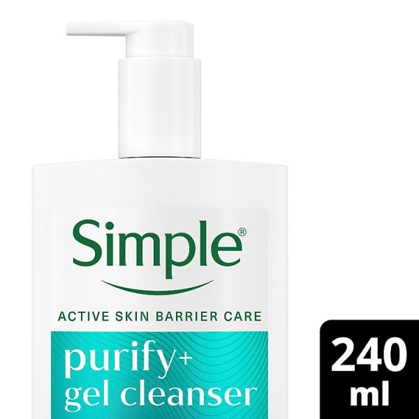 Simple Purify+ Gel Facial Cleanser 240ml