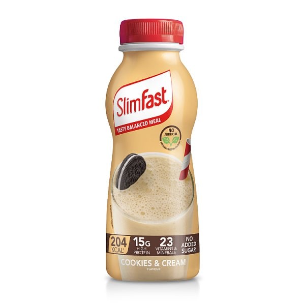 Slimfast Unisex Cream Protein Cookies & Flavour Shake 325Ml