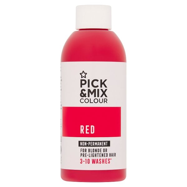 Pick & Mix Unisex Red Superdrug Hair Dye Semi-Permanent 125Ml