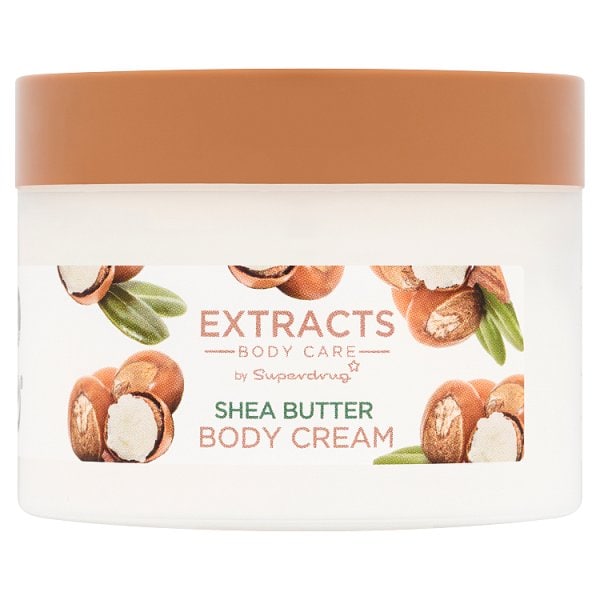 Superdrug Unisex Cream Extracts Shea Body Travel Mini 75Ml