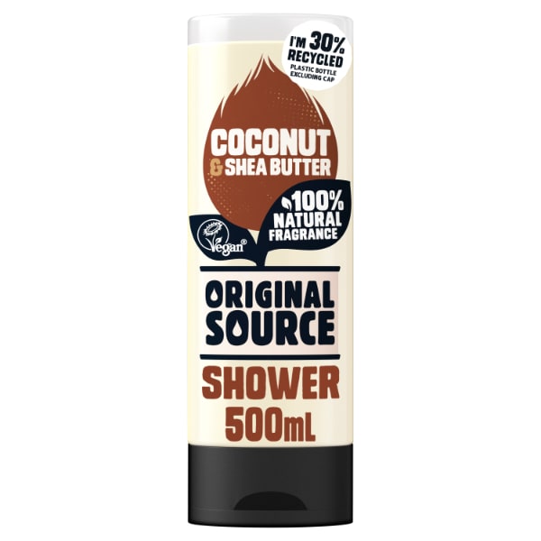Original Source Unisex Coconut & Shea Butter Shower 500Ml