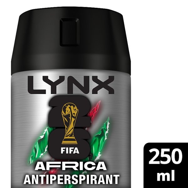 Lynx Men's Africa Anti-Perspirant Deodorant Aerosol 250Ml