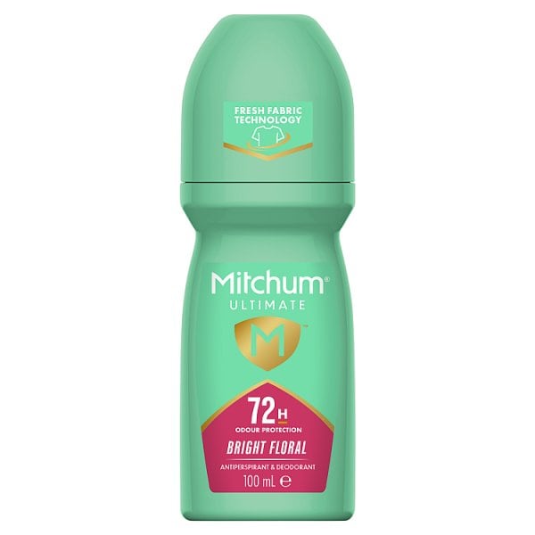 Mitchum Women's Ultimate 72H Roll On Bright Floral 100Ml