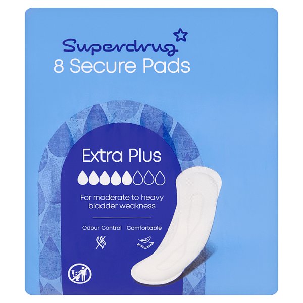 Superdrug Men's Extra Plus Incontinence Pads X 8