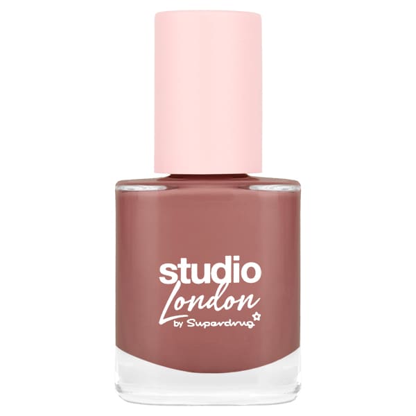 Superdrug Studio London Unisex Brown Nail Polish