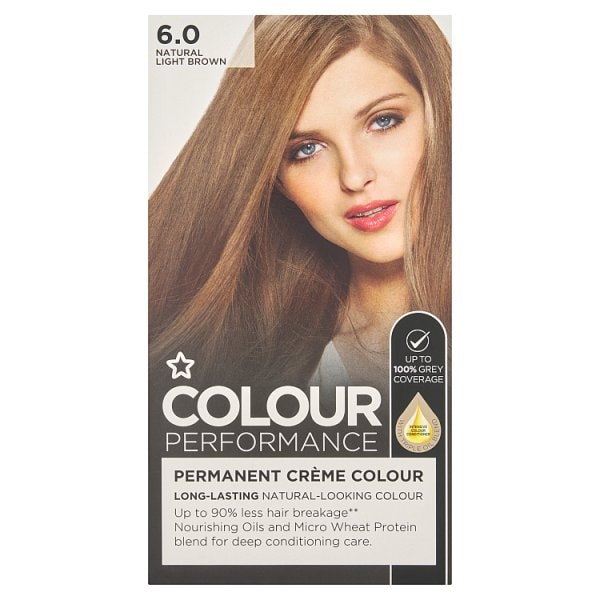 Superdrug Unisex Light Brown Colour Performance 6.0 Natural
