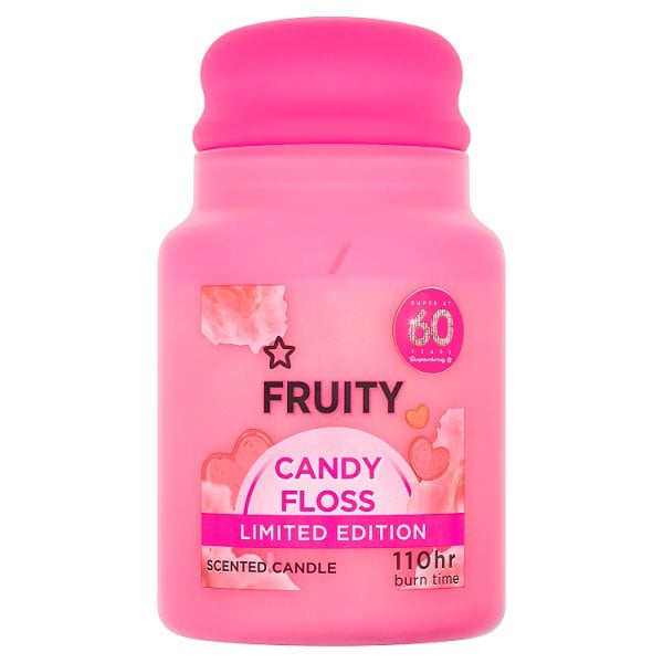 Superdrug Unisex Light Fruity Candyfloss Candle