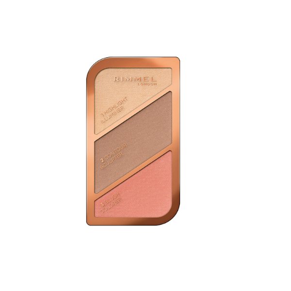 Rimmel Sculpting Highlighter Palette Coral Glow 18.5g