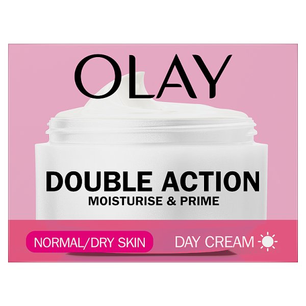 Olay Unisex Cream Double Action Moisturiser Day & Primer 50Ml
