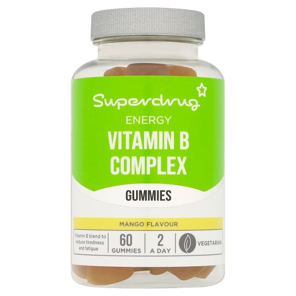 Superdrug Unisex B Vitamin Complex Vegetarian Gummies 60S
