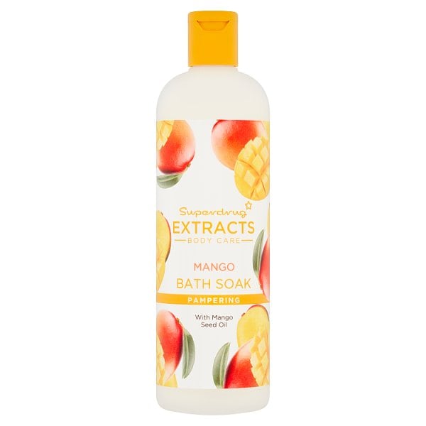 Superdrug Unisex Mango Extracts Bath Soak 500Ml