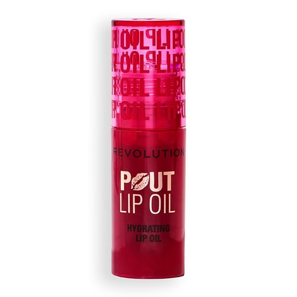 Revolution Pout Lip Oil Cherry Red
