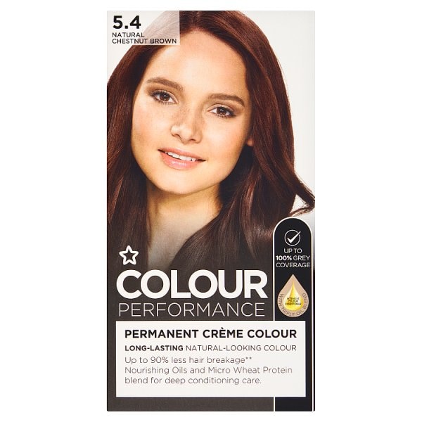 Superdrug Unisex Brown Colour Performance 5.4 Natural Chestnut