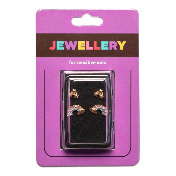 Sensation Gold Plated Star Cluster & Crystal Rainbow