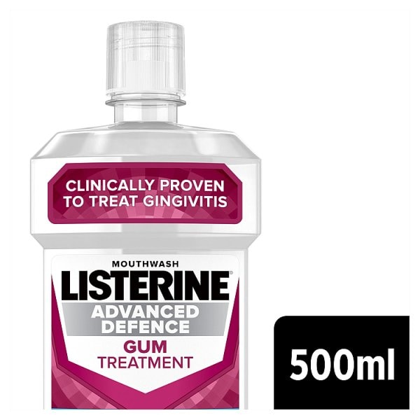 Listerine Unisex Advanced Defence Gum Treatment Mouthwash 500Ml