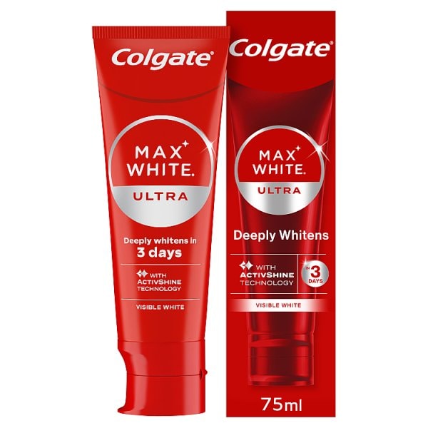 Colgate Unisex White Max Ultra Active Foam Ning Toothpaste 75Ml