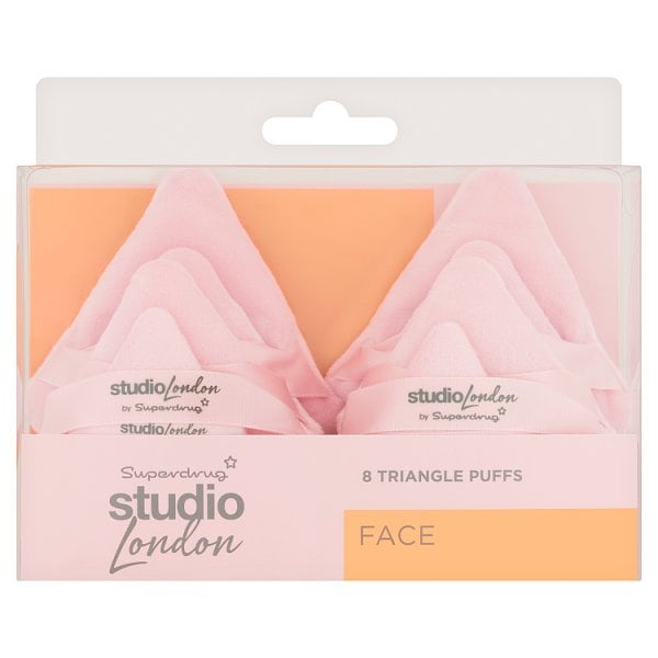 Superdrug Studio London Unisex Triangle Puffs 8Pk