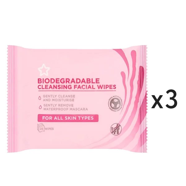 Cleansing Bio Face Wipes Normal Skin x 3 Bundle