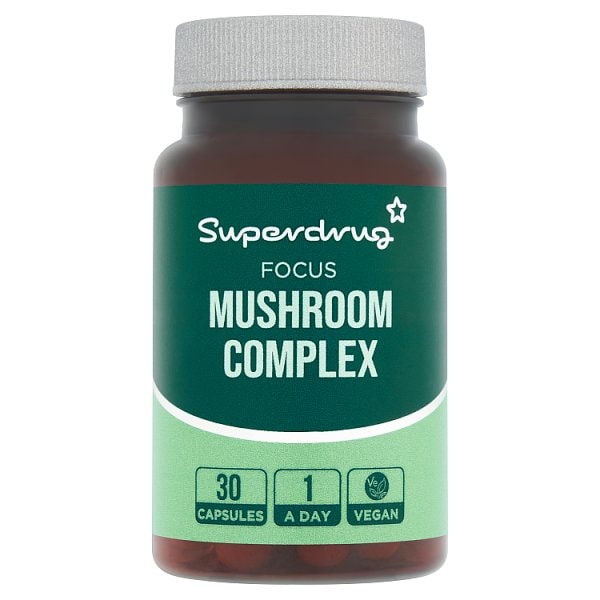 Superdrug Unisex Mushroom Complex Vegan 30S