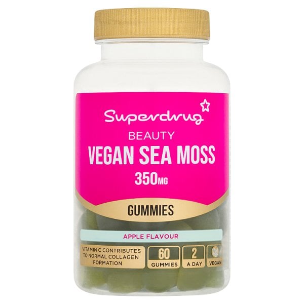 Superdrug Unisex Sea Moss Vegan Gummies 60S