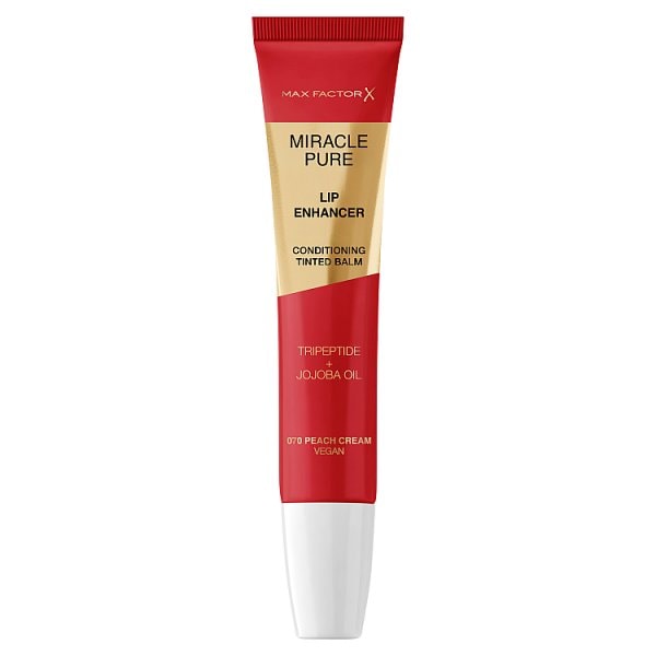 Max Factor Miracle Pure Lip Enhancer Gloss Peach Cream 12ml