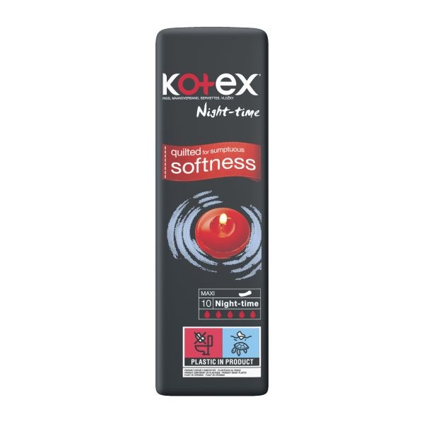 Kotex Men's Maxi Night 10 Pack