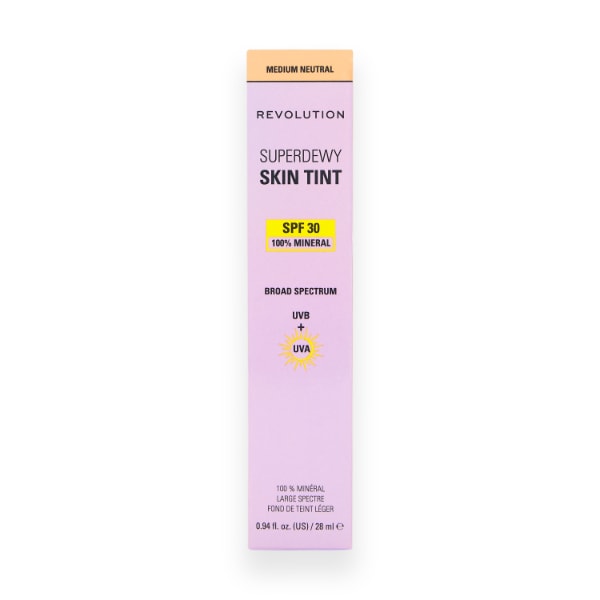 Revolution Unisex Medium Neutral Superdewy Sundew Spf 30 Skin Tint Liquid Foundation