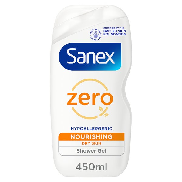 Sanex Zero % Dry Skin Shower Gel 450ml