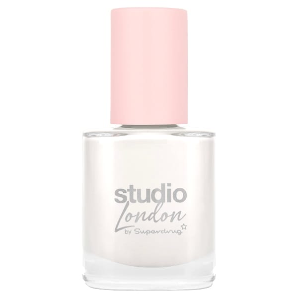 Superdrug Studio London Unisex White Nail Polish