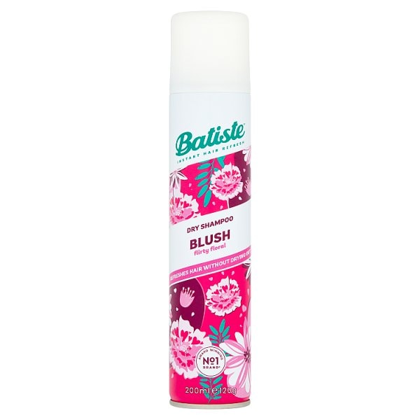 Batiste Unisex White Dry Shampoo Floral & Flirty Blush 200Ml