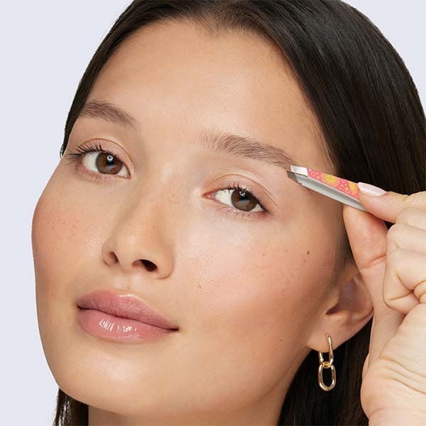 Tweezerman Mini Slant Tweezer Pink Lemonade Make Up Superdrug