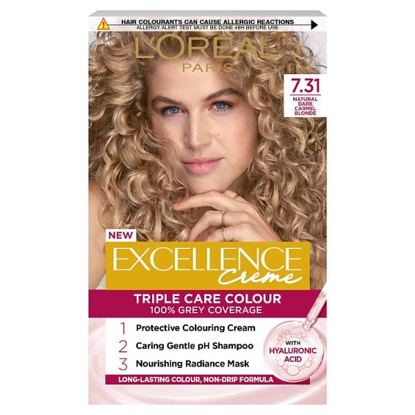 L'oréal Paris Unisex 7.31 Natural Dark Caramel Blonde L'oréal Excellence Crème