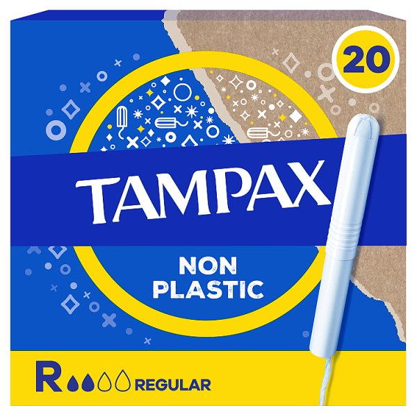 Tampax Women's Regular Tampons Applicator Cardboard X 20