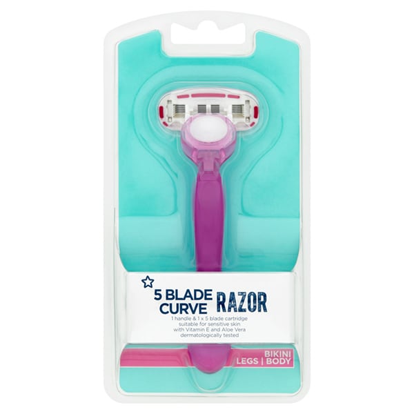 Superdrug Women's Curve 5 Blade System Razor