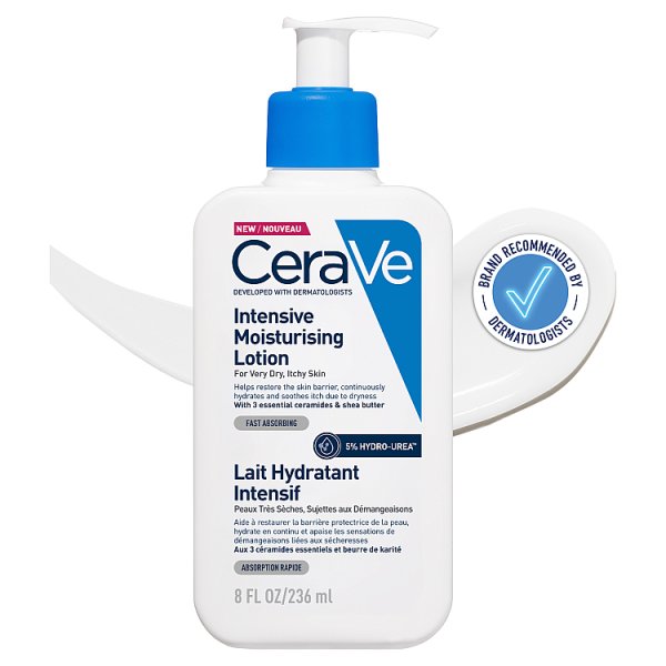 CeraVe Intensive Moisturising Lotion for Very Dry Itchy Skin 236ml