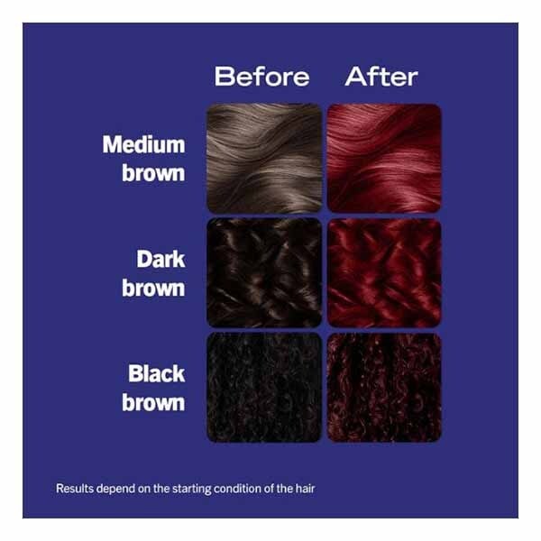 LIVE Colour+Moisture Permanent Red Hair Dye Cranberry Bliss Hair