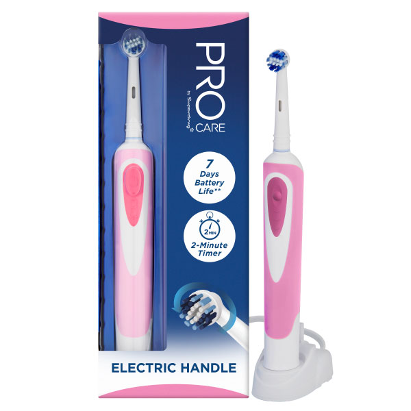 Procare Men's Pink By Superdrug Rechargeable Electric Toothbrush