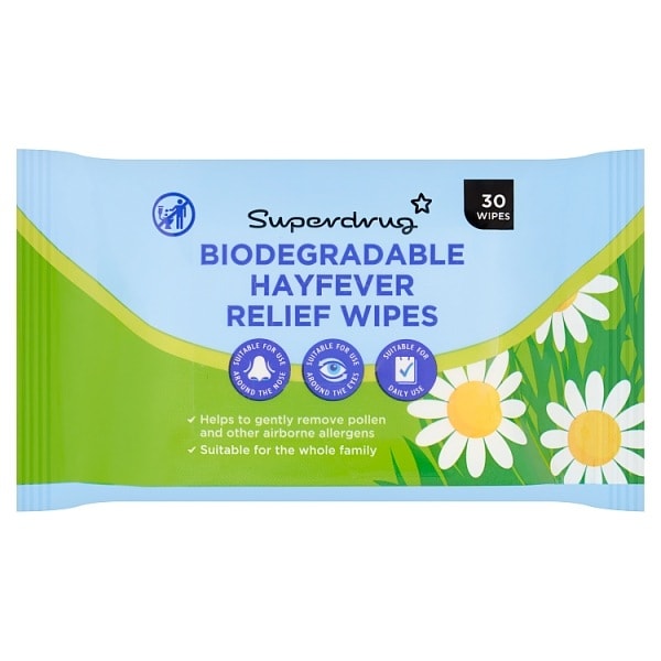 Superdrug Unisex Hayfever Wipes
