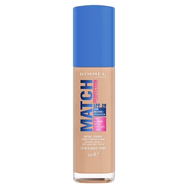 Rimmel Match Perfection Foundation 101N Classic Ivory 15ml