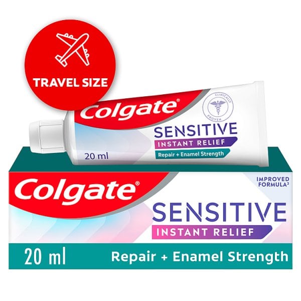 Colgate Men's Toothpaste Sensitive Instant Relief Enamel 20Ml