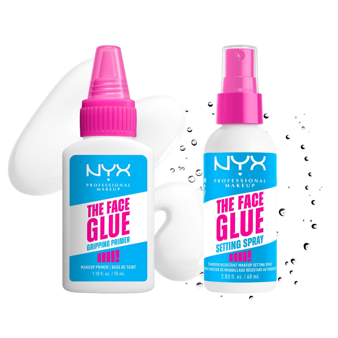 NYX Professional Makeup The Face Glue Prime & Set Bundle