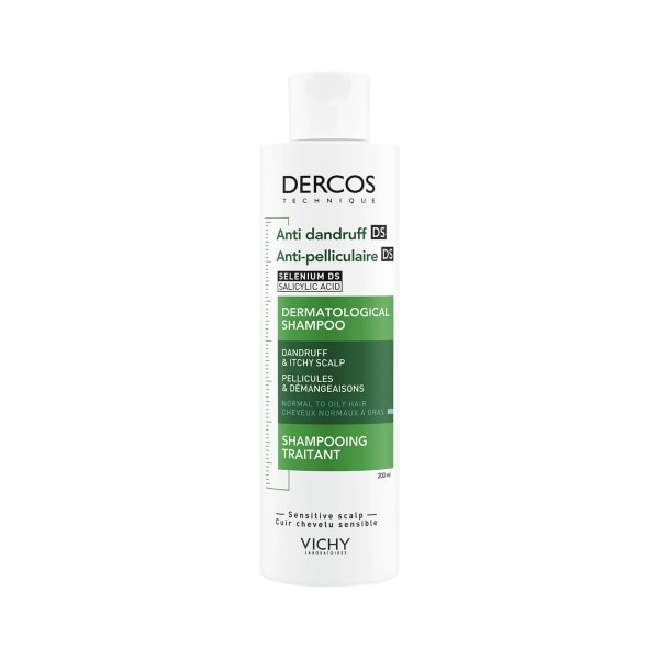 Vichy Unisex Dercos Anti-Dandruff Shampoo For Normal To Oily Hair 200Ml
