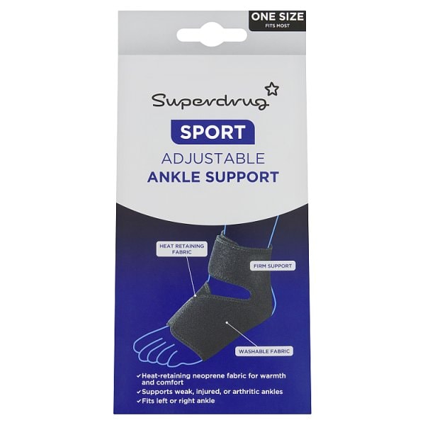 Superdrug Unisex Adjustable Ankle Support