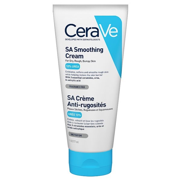 Cerave Sa Smoothing Cream Tube With Salicylic Acid For Dry, Rough & Bumpy Skin 177ml