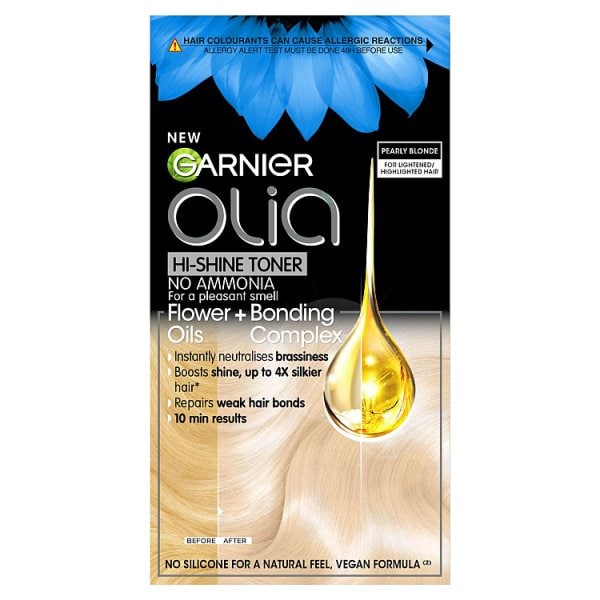 Garnier Olia Unisex Pearly Blonde Hi-Shine Toner 10.02 Bleach
