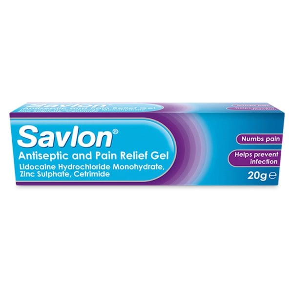 Savlon Unisex Antiseptic & Pain Relief Gel 20G