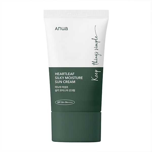 ANUA Heartleaf Silky Moisture Sun Cream SPF50+ PA++++ (50ml)
