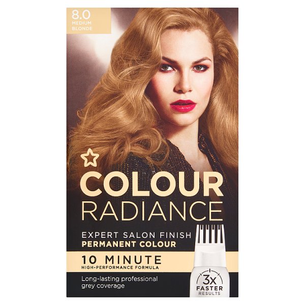 Superdrug Unisex Blonde Colour Radiance 8.0 Medium