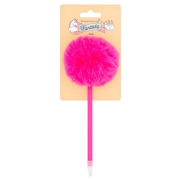 Fantasy Unisex Kids Pom Pom Pen 3 Colours