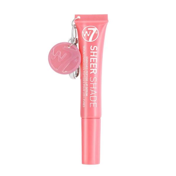 W7 Sheer Shade Lip Gloss With Key Ring - Pink Champagne 12ml